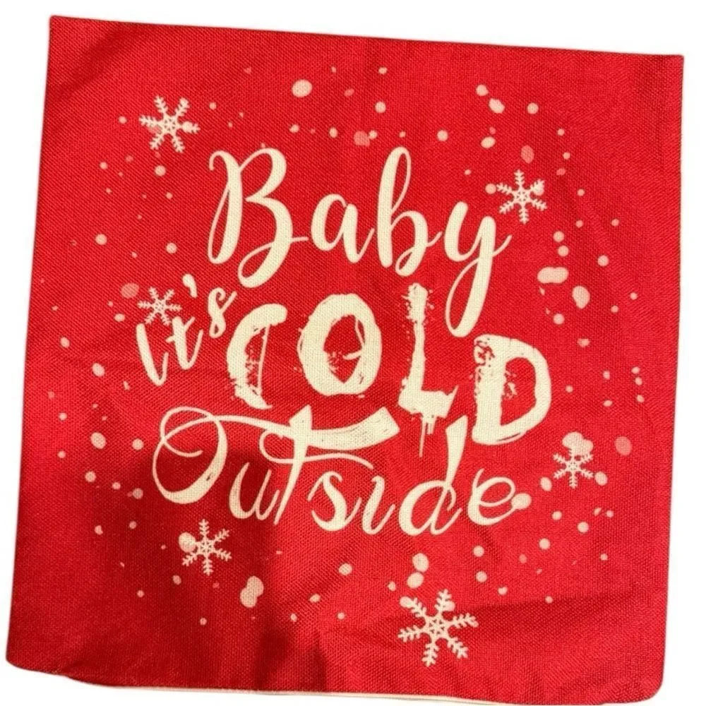 Holiday Pillow covers Set winter Christmas